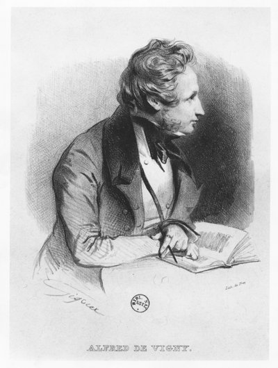 Alfred de Vigny by Jean Francois Gigoux